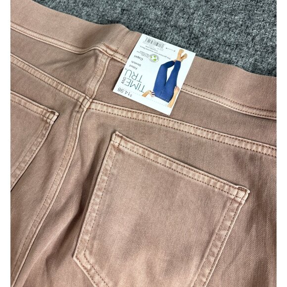 Time & Tru Womens L/12-14 Pink Jeggings Made In Vietnam - Picture 7 of 7